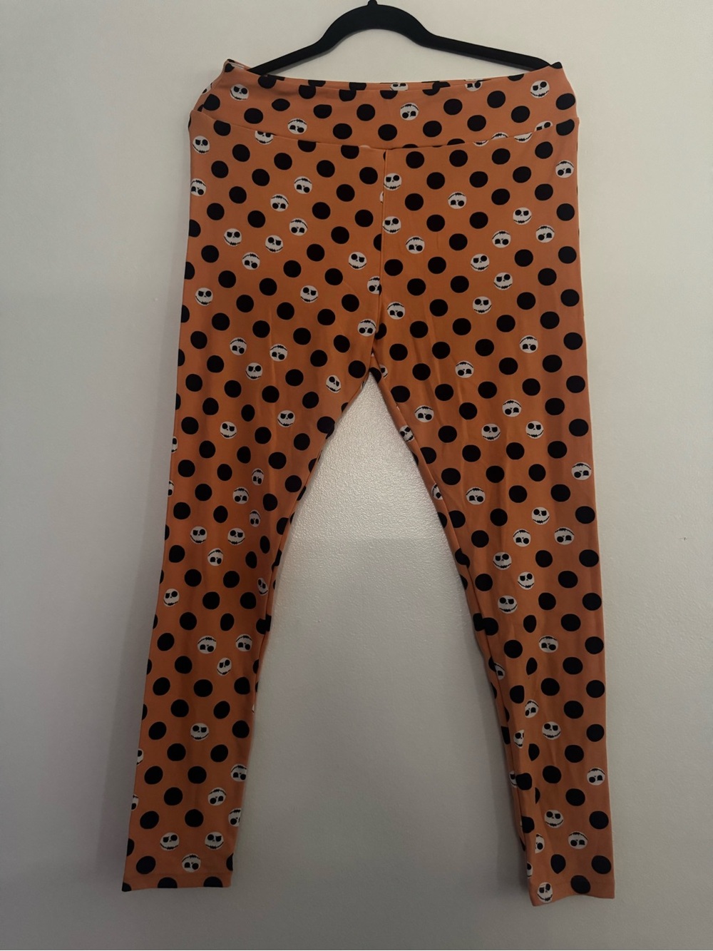 Lularoe The Nightmare before Christmas Polka Dot Jack Leggings